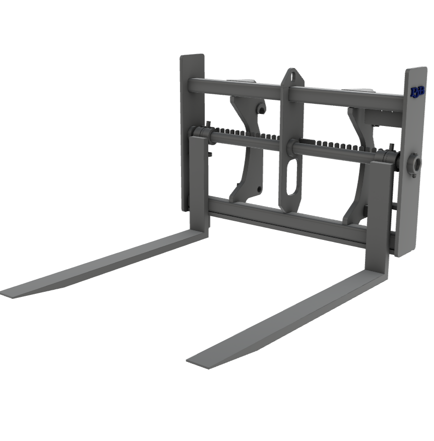 Manual fork rack